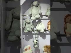 หมอนอิงตุ๊กตาหมีขนนุ่มน่ารักยัดไส้หมอนเป็ดนอนกอดได้