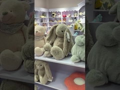 ตุ๊กตาเด็กวัยหัดเดินรองเท้าสบายปลอดภัยเด็กทารกหัวกระต่ายหัวรองเท้า
